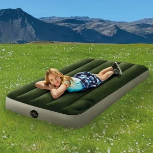 Intex 64760 Cot Mattress Small Single Inflatable Mattress With Foot Pump