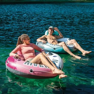 Intex 56825 River Tube 53in Inflatable Lounge Pool Swimming Float For 1