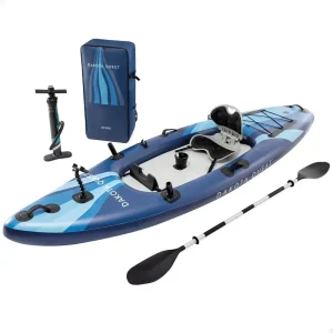 Intex 68245 Pro Series Sup Kayak Sit-On-Top 10.5ft Single Inflatable Fishing Kayak With Camera Holder And Cup Holder