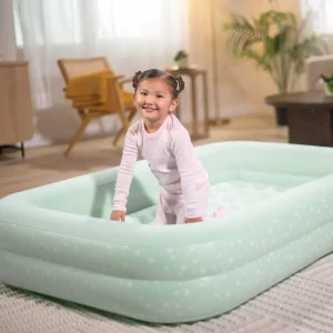 Intex 66810 kids Frame Inflatable Travel Bed Set With Pump