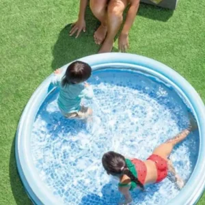 Intex 58467 Blue Bliss Round Inflatable Kids Splash Pool For Kids