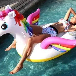 Intex 57561 Inflatable Unicorn Water Pool Ride On Pool Float