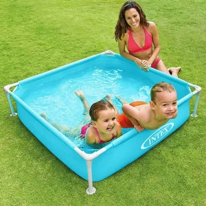 Intex 57173 Mini Steel Frame Above Ground Pool For Kids