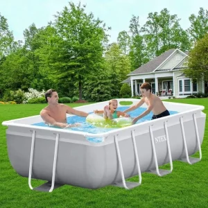 Intex 26784 Prism Frame Pool 300x175x80cm Premium Rectangular Above Ground Pools