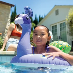 Intex 59221 Big Animal Rings Inflatable Unicorn Swim Ring For 3 6 Years