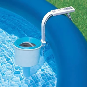 Intex 28000 Deluxe Wall Mount Pool Automatic Cleaning Surface Skimmer For Above Ground Swimming Pool