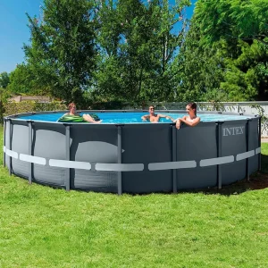 Piscina Intex 26334 Ultra XTR Frame Pool 20ft Round Above Ground Pools