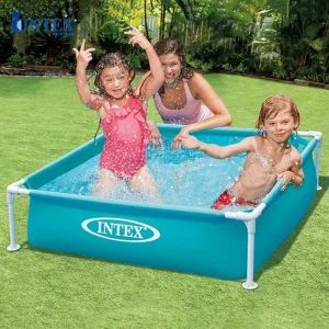 Intex 57173 Mini Steel Frame Above Ground Pool For Kids