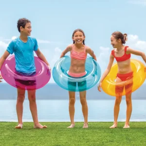 Intex 59260 Transparent Inflatable Pool Swim Tubes For Kids