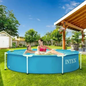 Intex 28205 8ft Metal Frame Pools For Kiddie 244x51cm