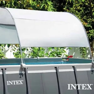 Intex 28054 Protective Pool Shade AGP Pool Canopy For Rectangular Swimming Pools